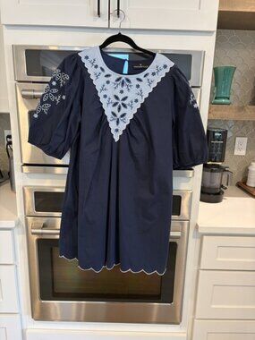 Pomander Place Blue Dress